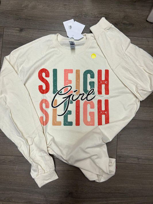 Sleigh Girl Sleigh Long Sleeve T-Shirt