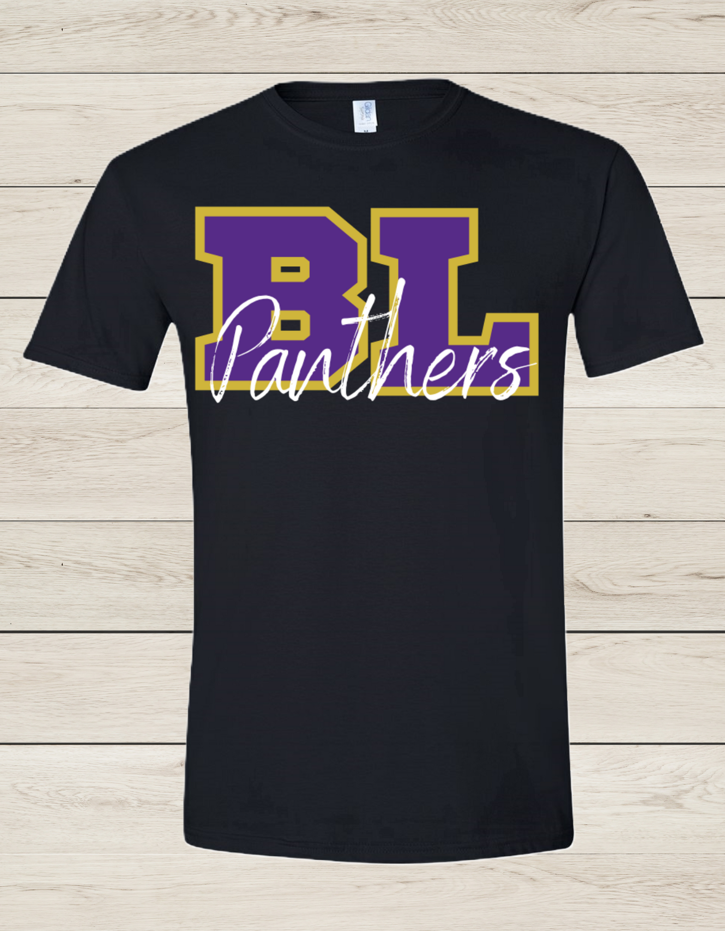 B&L Panthers Short Sleeve Tee/ Black*