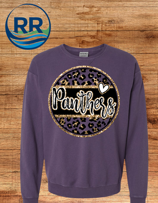 Panthers Glitz ComfortWash Crewneck