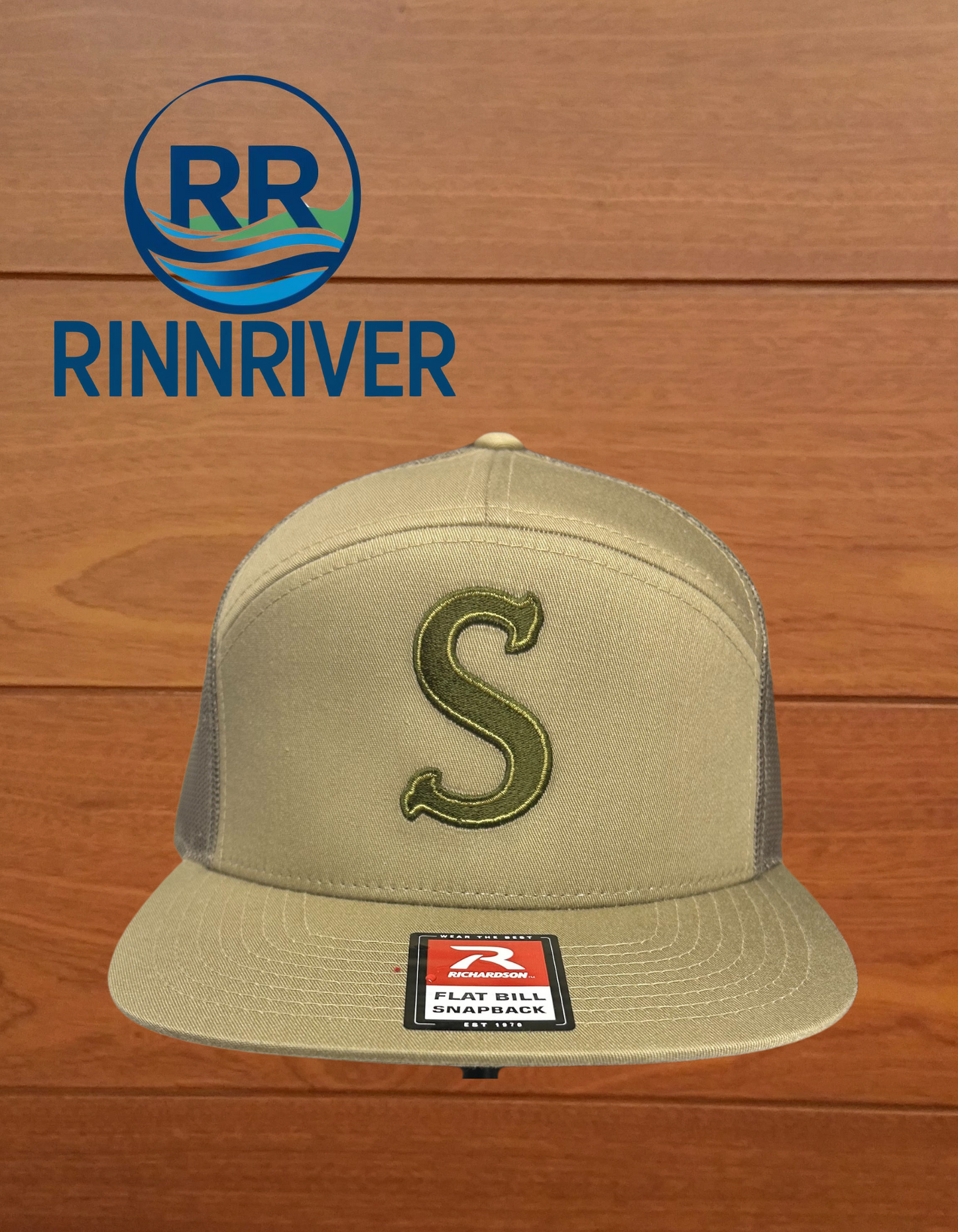 Richardson 168 Saluda Baseball, Pale Khaki/ Loden Green