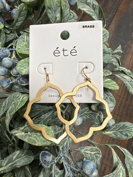 Pointed Clover Earrings