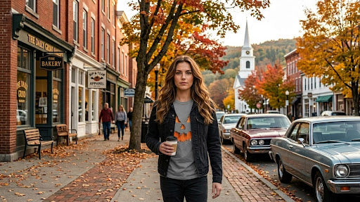 Jack O Lantern, Charcoal Tee