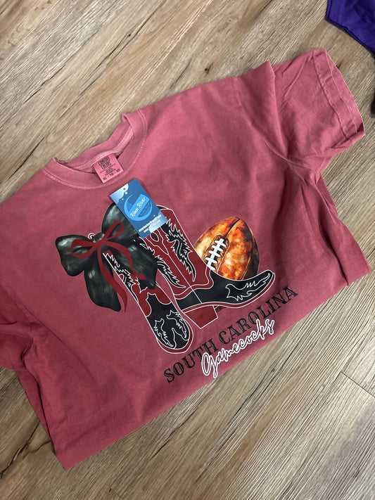 Gamecock Boots: Comfort Colors T-Shirt