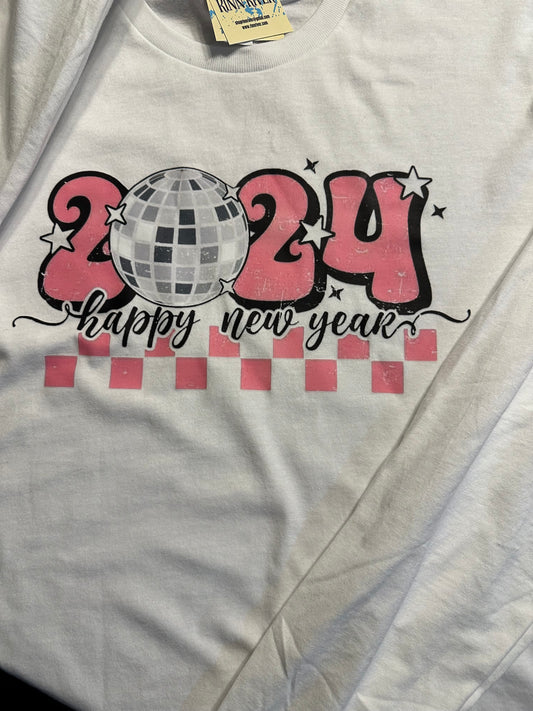 Happy New Year 2024 Long Sleeve T-Shirt