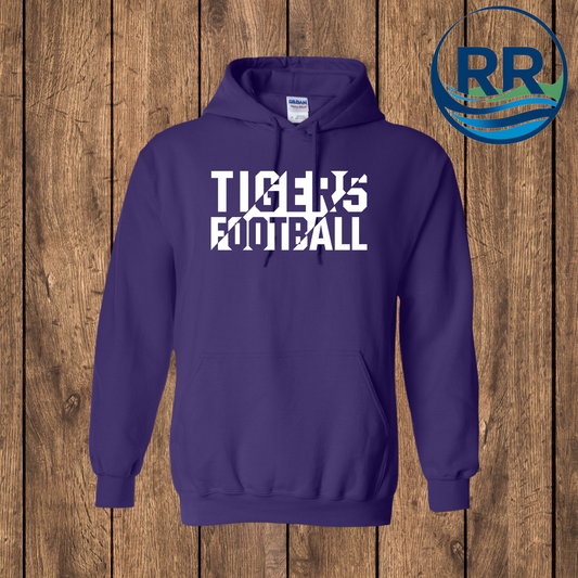 Geometric Tigers Football: Hoodie