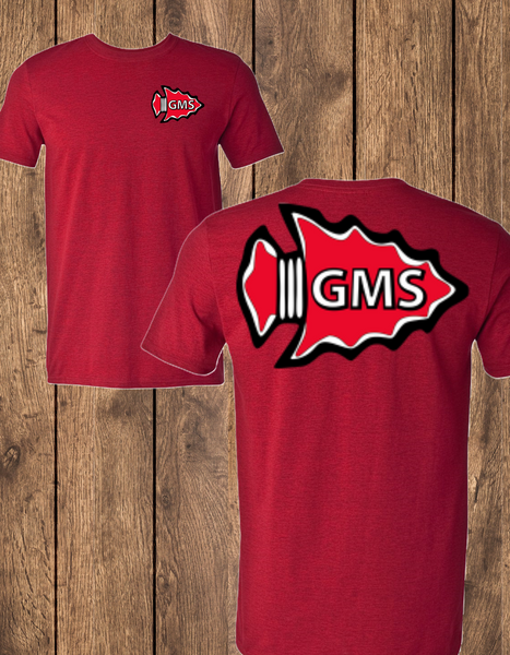 Gilbert Middle School Tee Front and Back