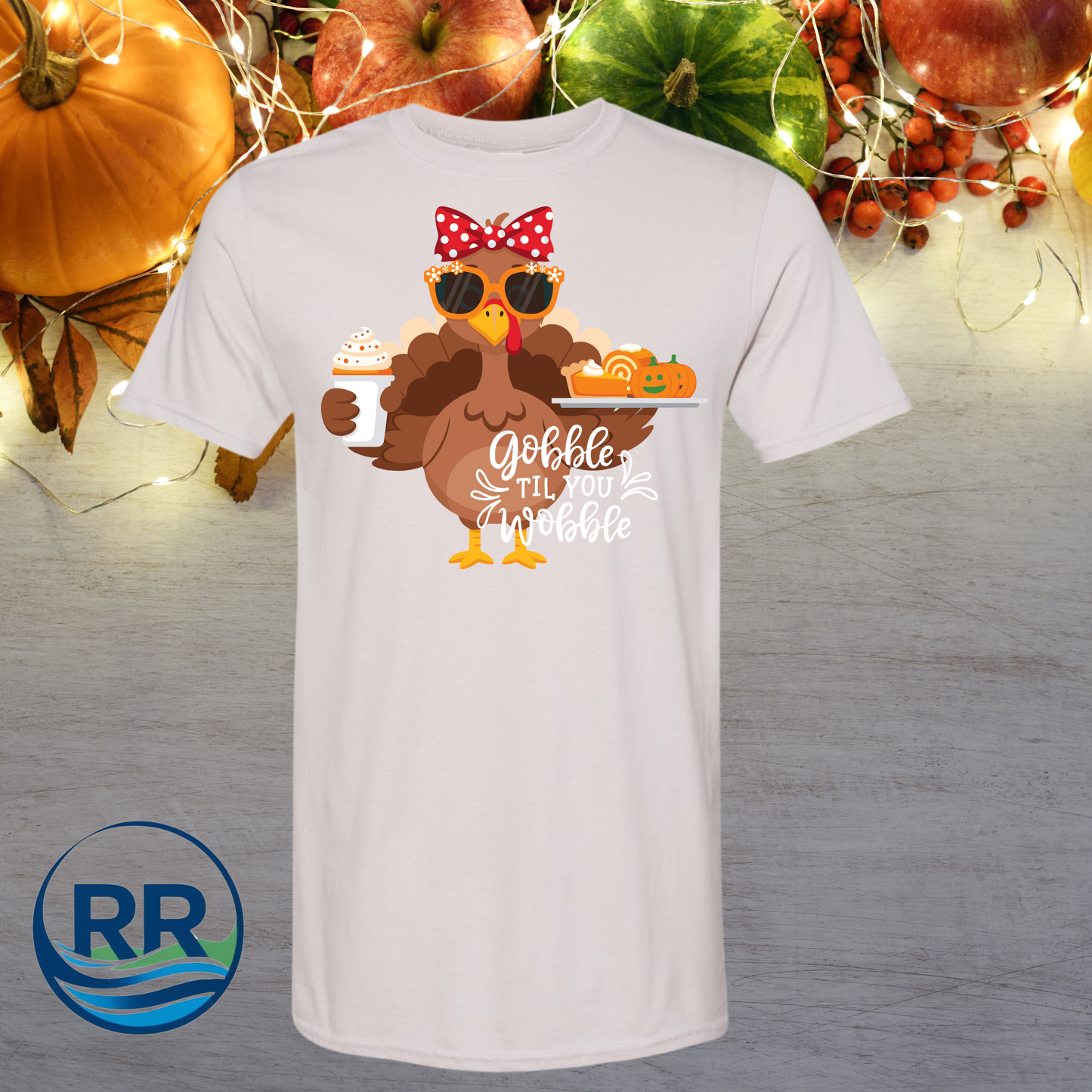 Gobble Wobble T-Shirt: Ice Grey