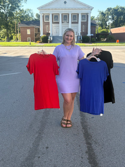 T-Shirt Short Sleeve Pocket Dress
