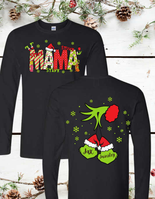 Custom Mama Grinch with Names