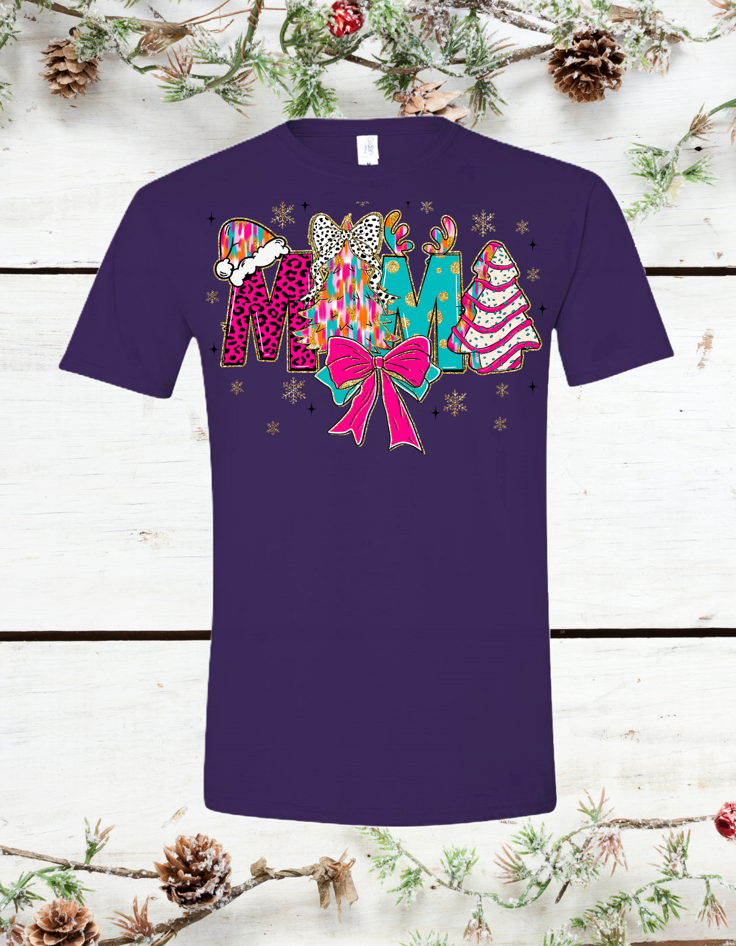 Snack Cake Mama Christmas Shirt