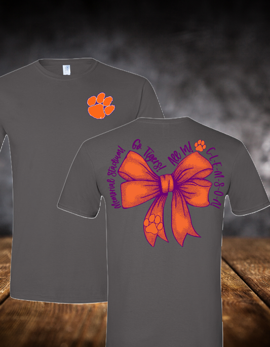 Clemson Bow Tee