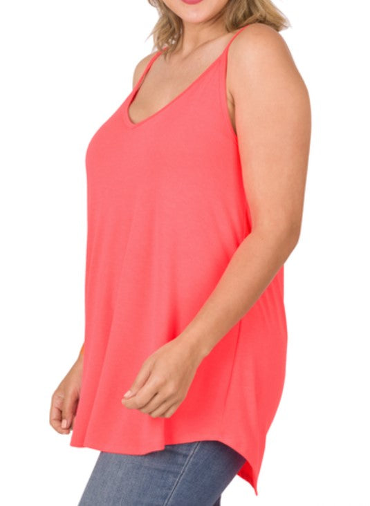 Neon Coral Tank*