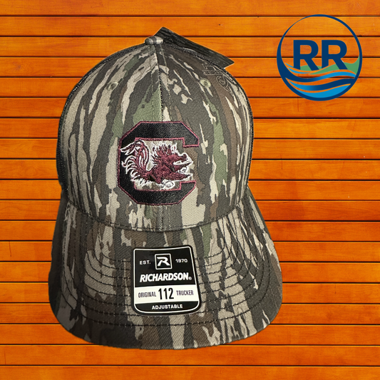Richardson 112P Realtree/Black: Gamecock Block C