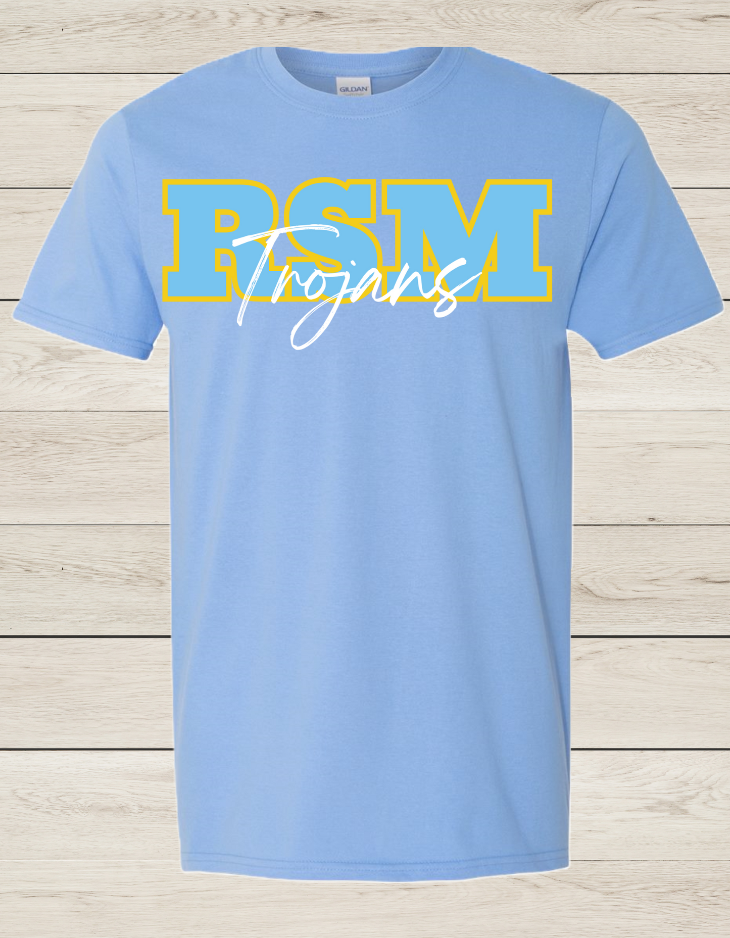 RSM Trojans Short Sleeve Tee/ Blue