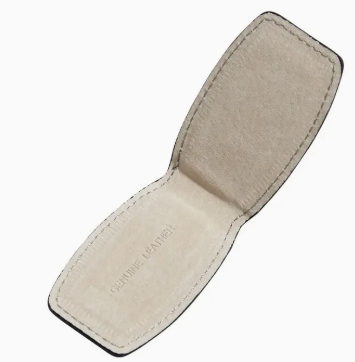 Brown Leather Money Clip