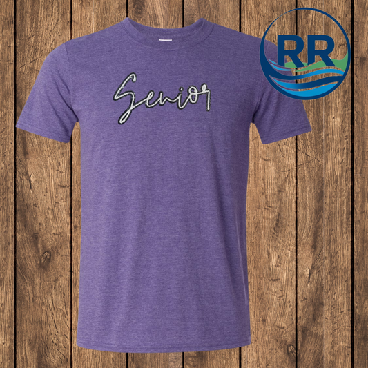 Senior Patch:: SoftStyle T, Heather Purple