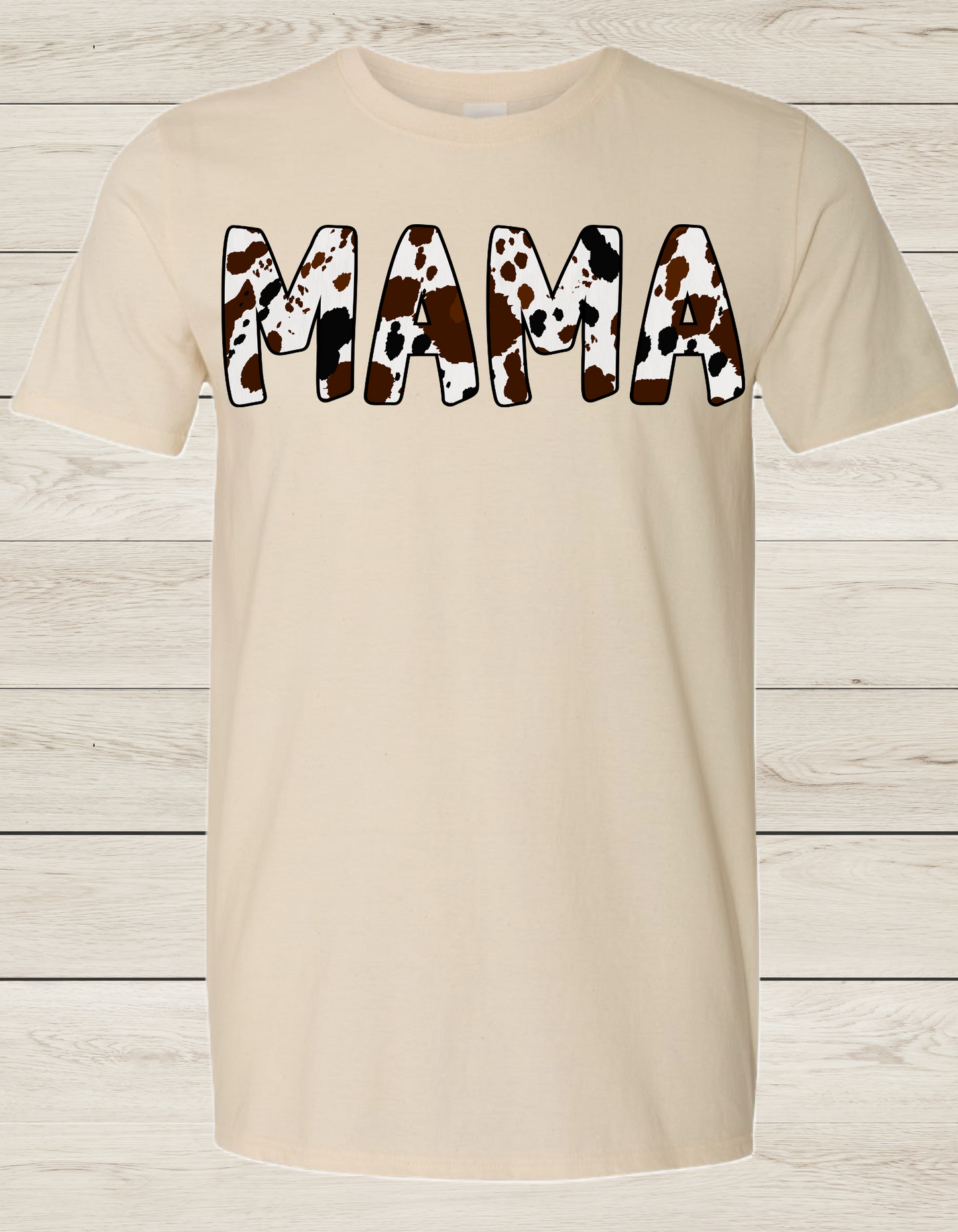 Mama Short Sleeve Tee/ Natural