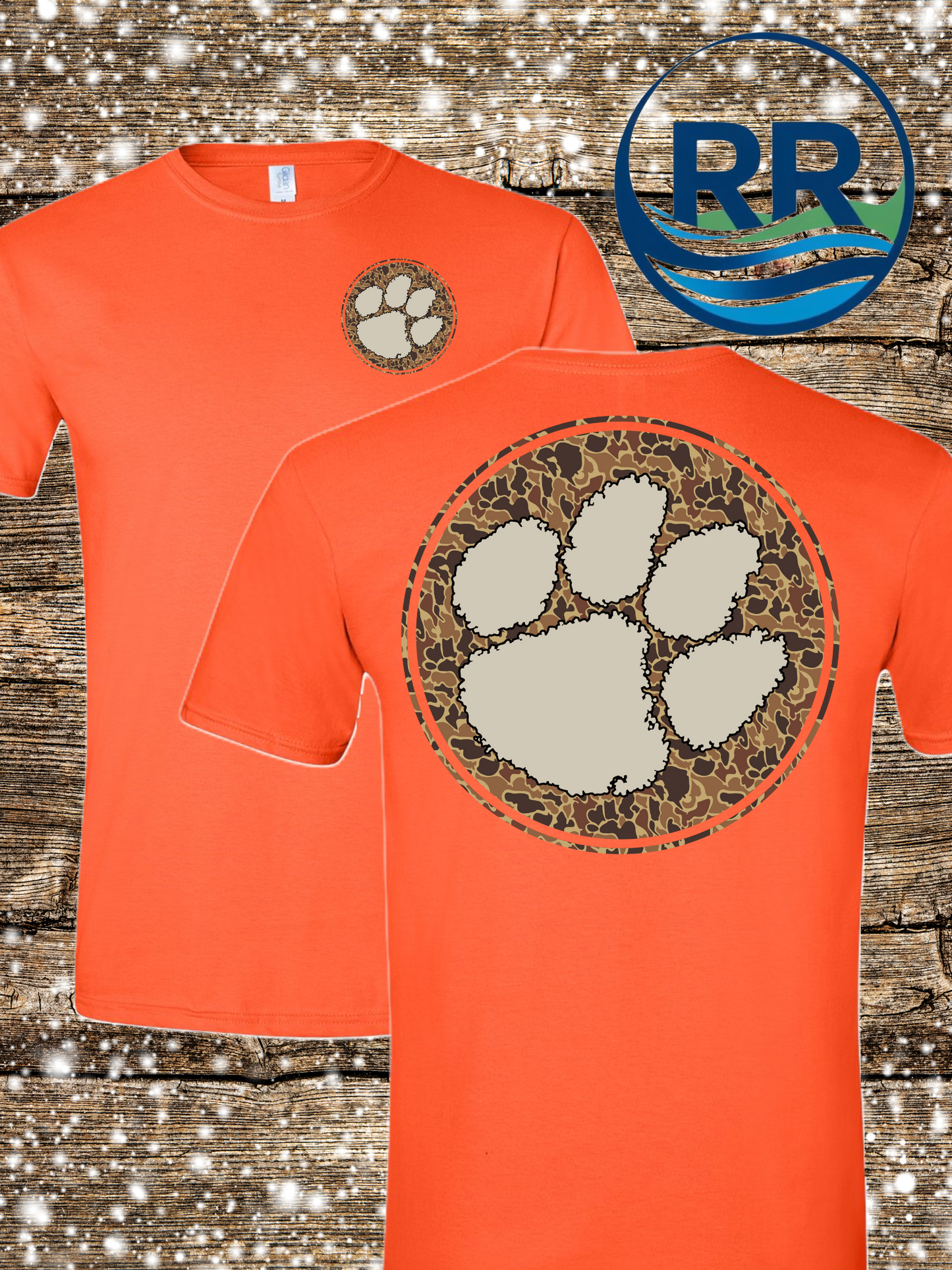 Clemson Tigers Duck Camo /Orange