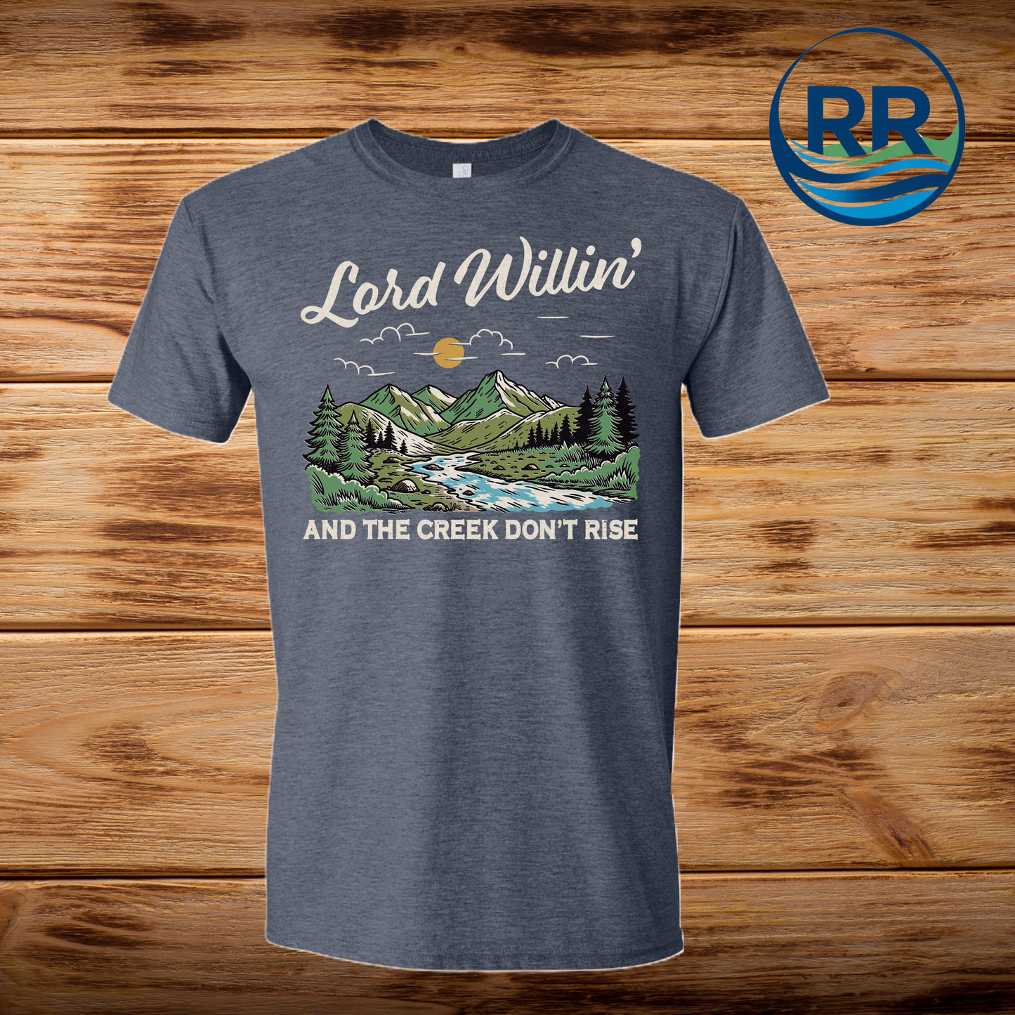 Lord Willin' T-Shirt: Heather Navy