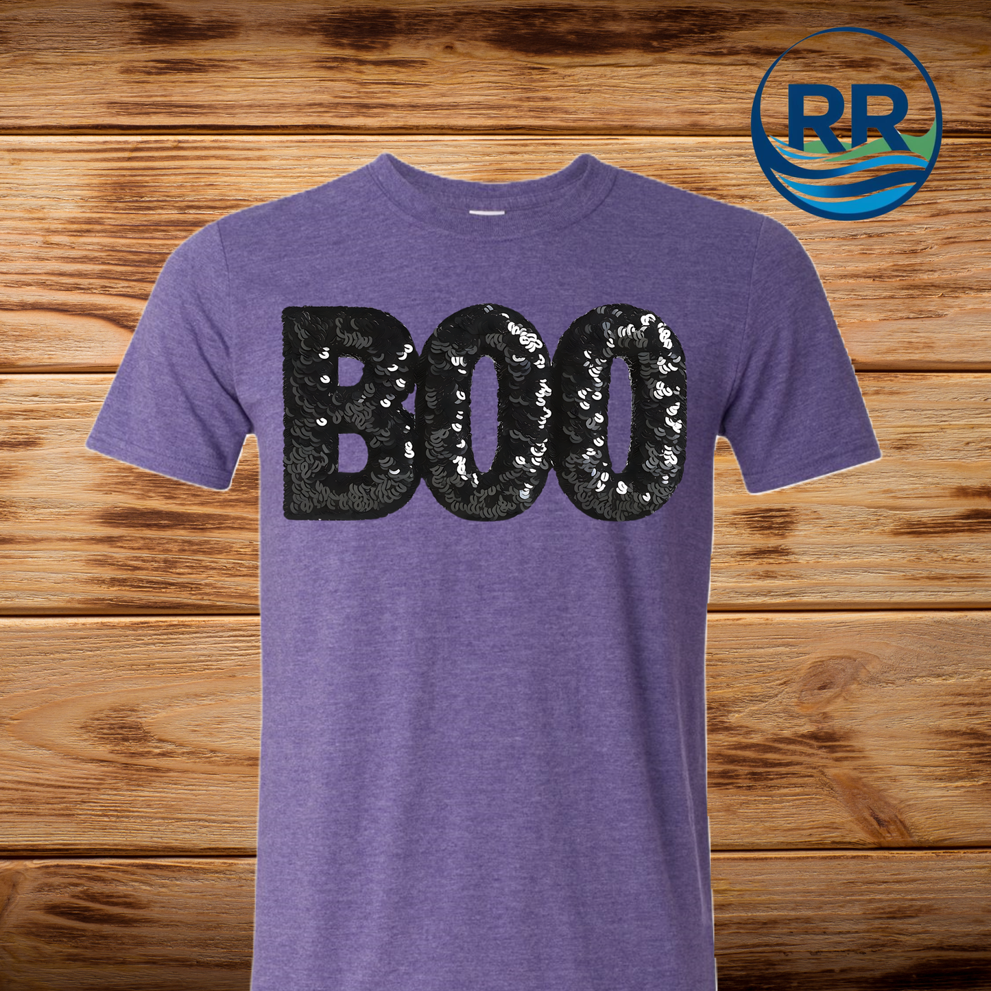 Boo T-Shirt: Heather Purple