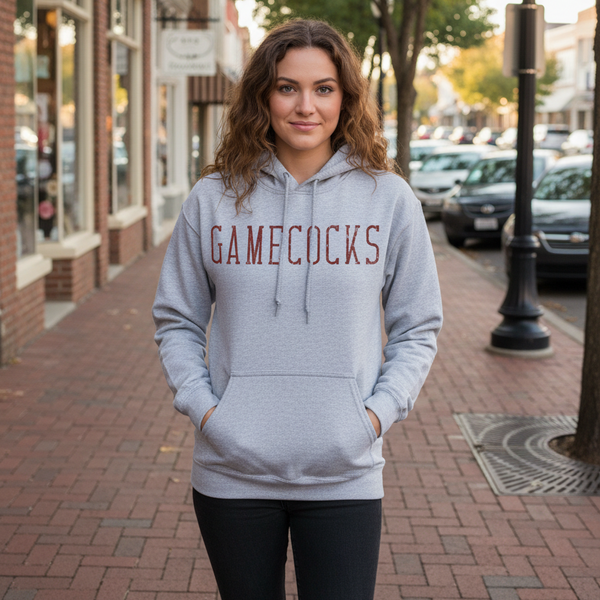 Rustic Carolina Hoodie-Sport Gray