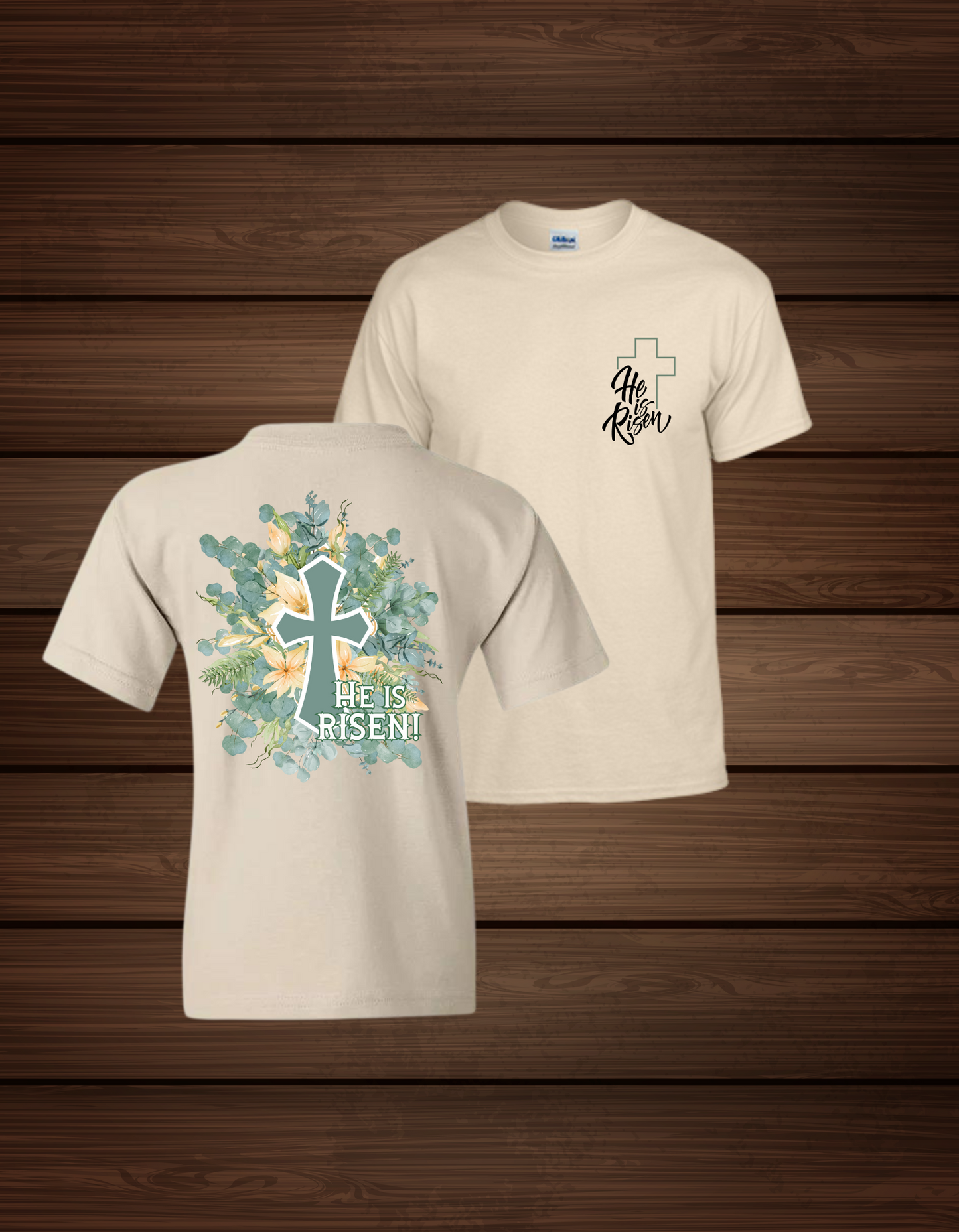 He Is Risen  Softstyle Short Sleeve  T-Shirt*