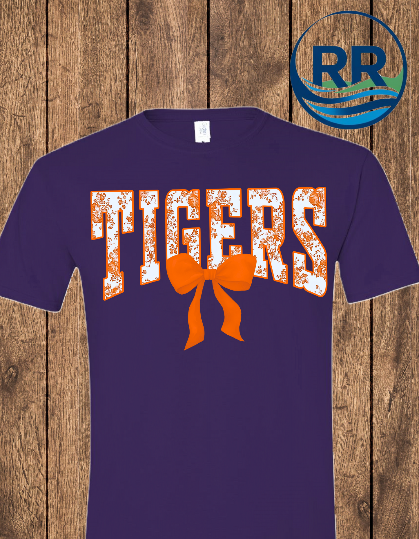 Clemson Orange Floral