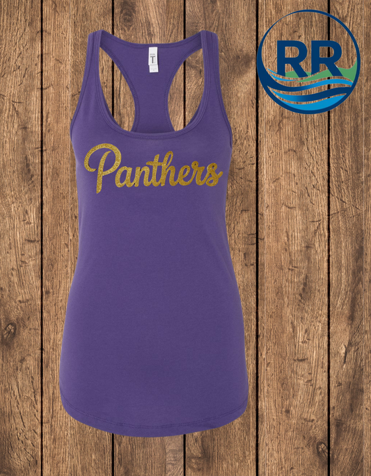 Glitter Panthers Women's Tank