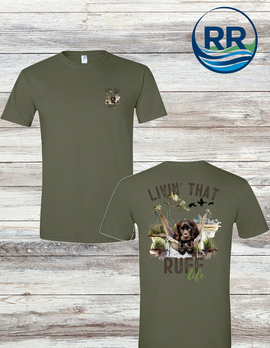 Ruff Life Youth T-Shirt-Military