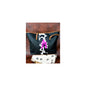 Moo Center Striped Faux Leather Tote*