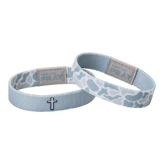 Tap To Pray® Wristband River Rock Camo