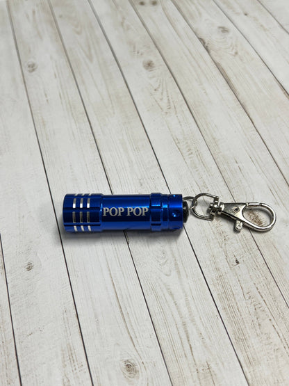 Flashlight Keychain: Blue
