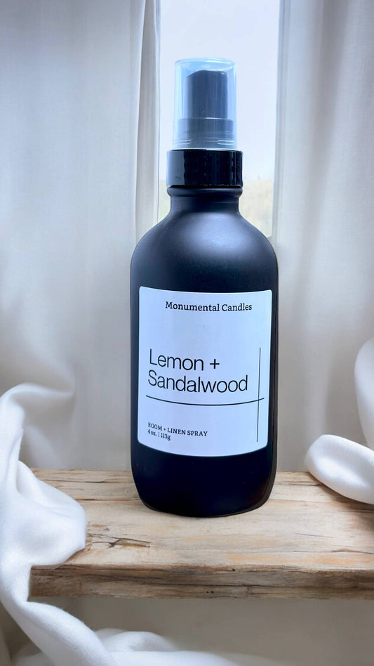 Lemon + Sandalwood Room/Linen Spray