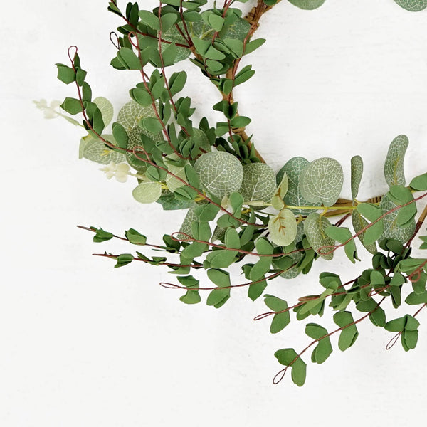 Wreath-Mixed Eucalyptus 18"