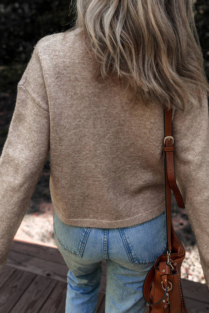 Gray Morning Dot Sweater