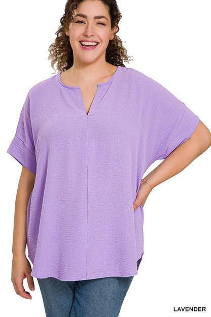 Mauve Short Sleeve Top