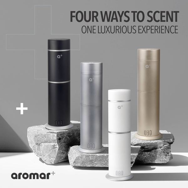 Aromar Plus - Cylinder Waterless Diffuser: White
