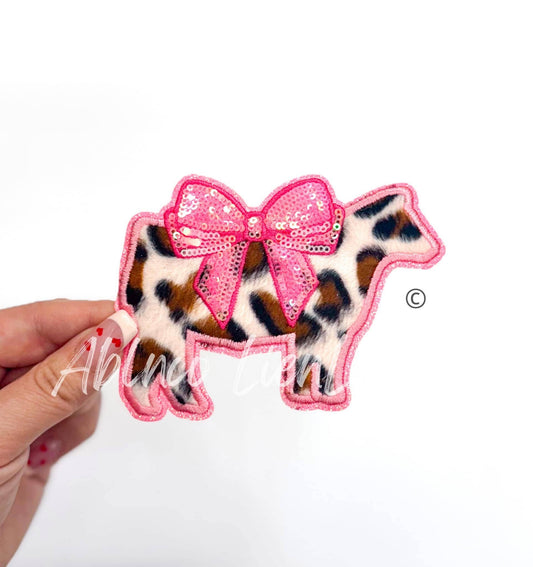 Sequin Cow Patch