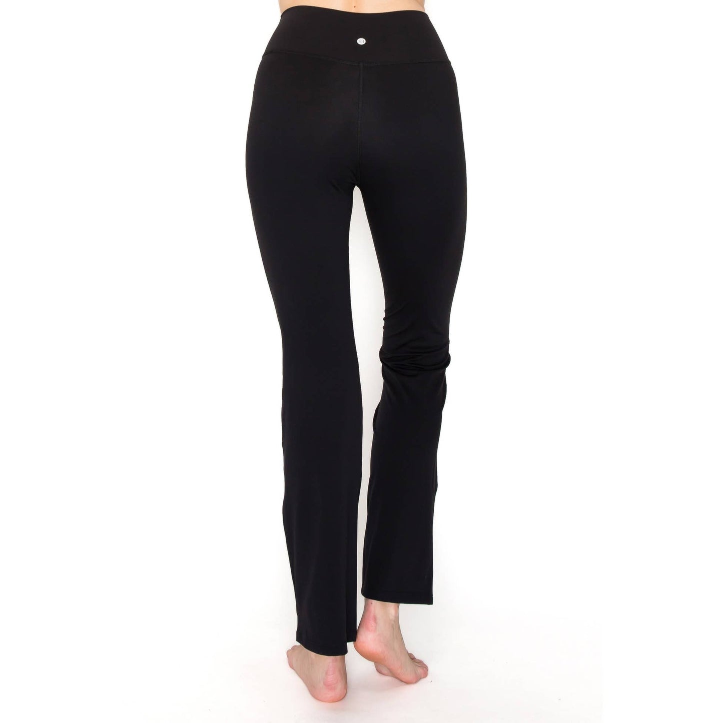 Black Flared Yoga Pants 29" Inseam