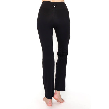 Black Flared Yoga Pants 29" Inseam