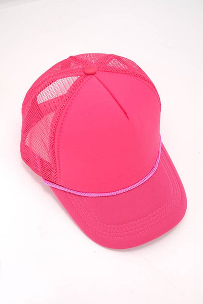 FOAM FRONT MESH BACK TRUCKER HAT