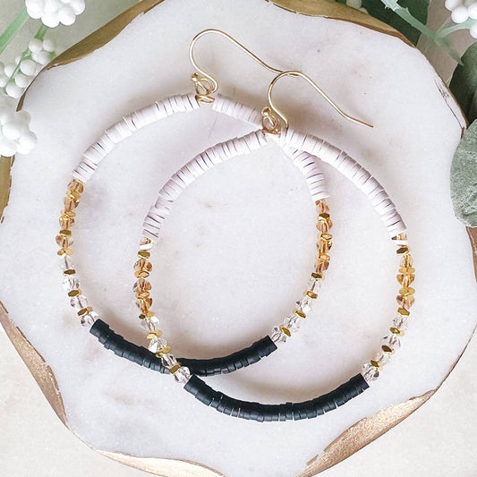 Black and White Hoops