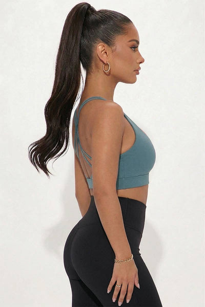 Criss Cross Back Sports Bra