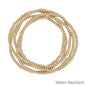 Set of 5 3mm Beaded Stretch Bracelets