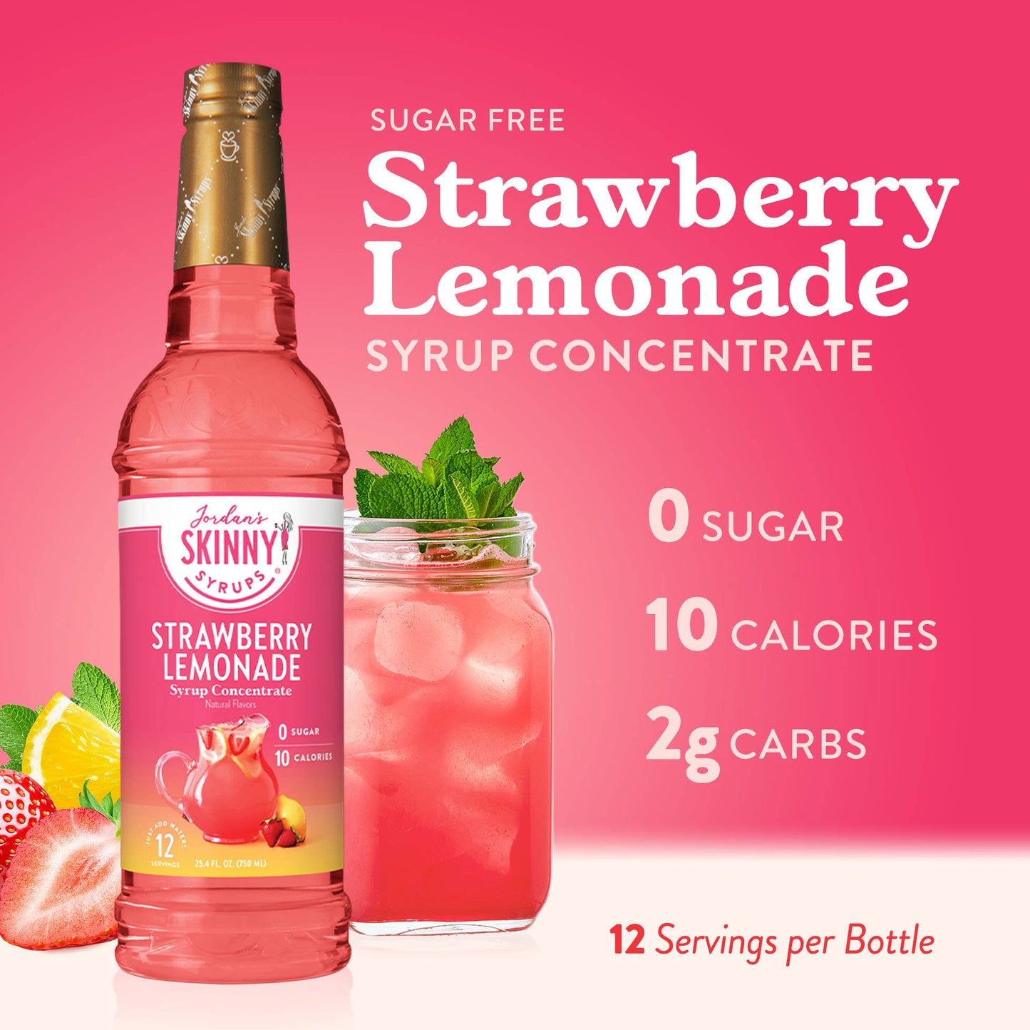 Strawberry Lemonade Syrup Concentrate*