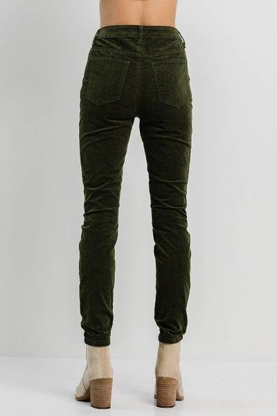 Olive Corduroy Skinny