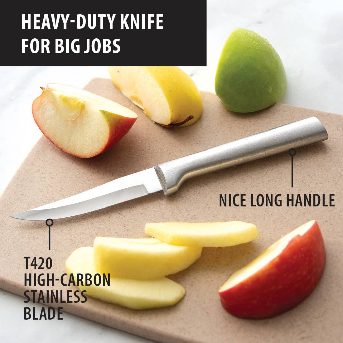 Silver Heavy Duty Paring Knife