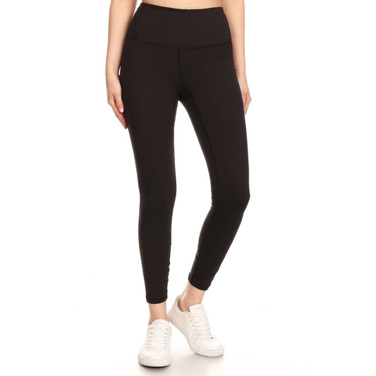 High Waist Activewear Leggings - Hidden Inner Pocket