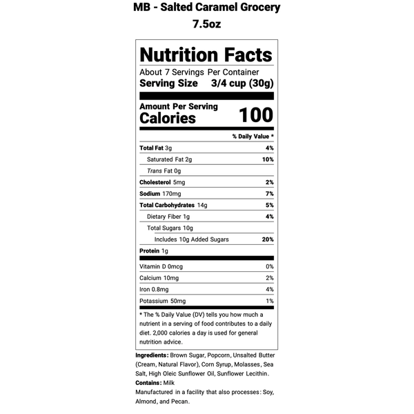 Salted Caramel State Series Popcorn - SC