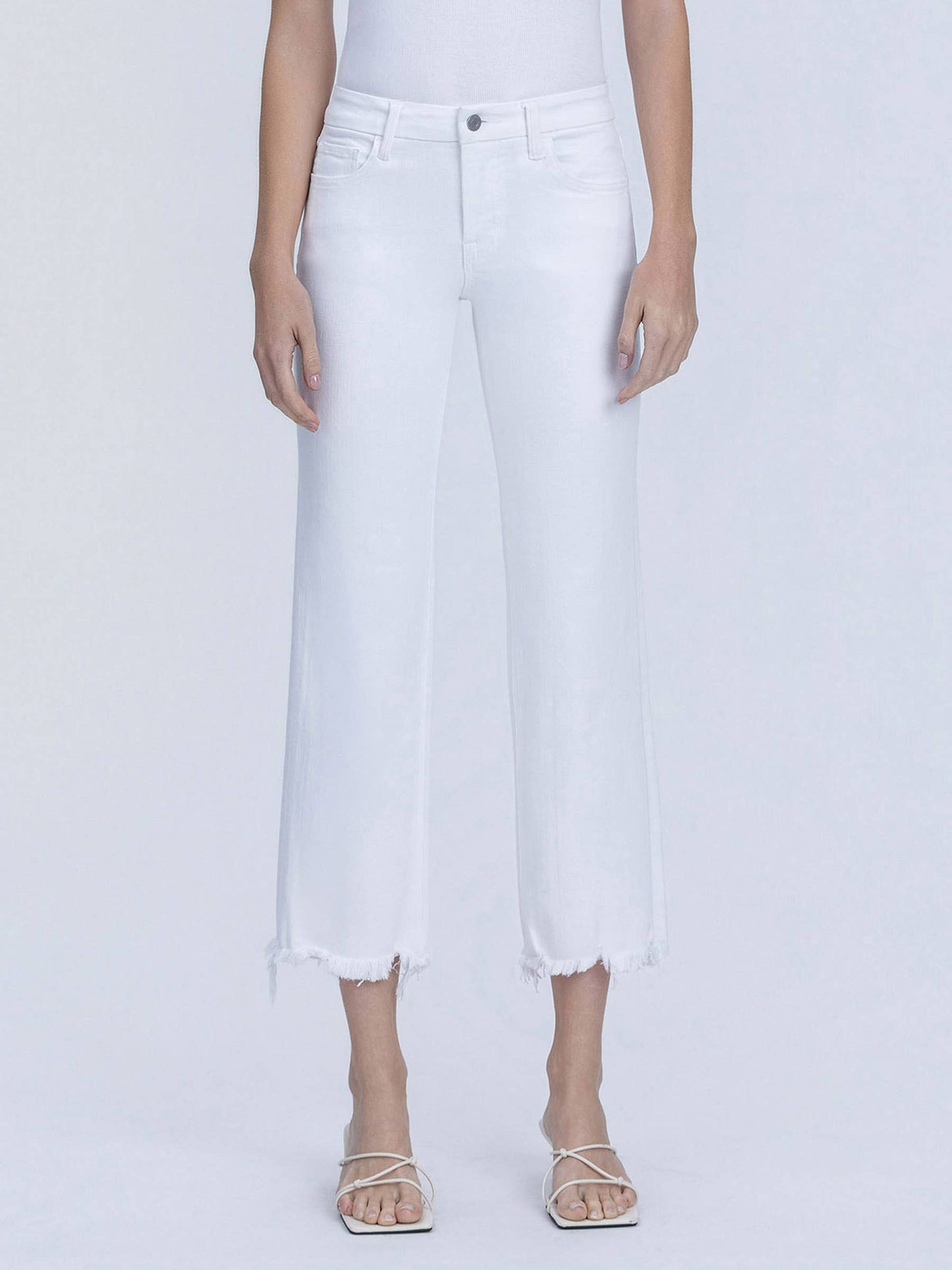 Optic White Shark Bite Hem